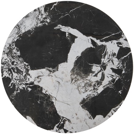 Konferenční stolek Halmar ALEXANDRA konferenční stolky sestava, černá mramor / černá (2 Karton) (8)