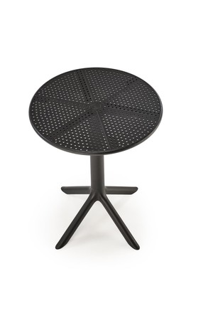 Zahradní stůl Halmar CALVO stůl kulatý černá