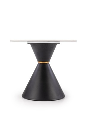 Konferenční stolek Halmar GORETTI_S konferenční stolek bílá mramor / černá (2 Karton) (2)