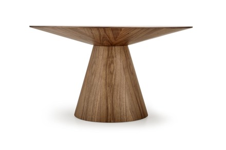 Dřevěný jídelní stůl Halmar HENDERSON stůl kulatý, ořechová (2p=1szt) (2 Karton) (1)