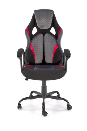 Kancelářské křeslo Halmar JENSEN kancelářské křeslo, černá - šedá - červená