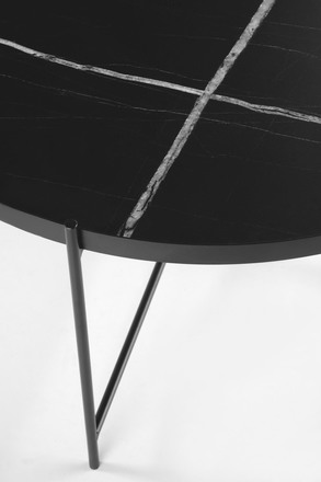 Konferenční stolek Halmar JULIETA konferenční stolky sestava, černá mramor / černá (1p=1szt) (7)