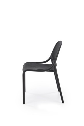 Moderní jídelní židle Halmar K532 židle černá (1p=4szt) (2)
