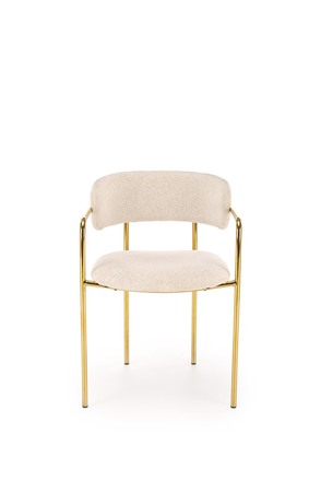 Moderní jídelní židle Halmar K537 židle krémová (1p=2szt)