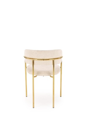 Moderní jídelní židle Halmar K537 židle krémová (1p=2szt) (5)