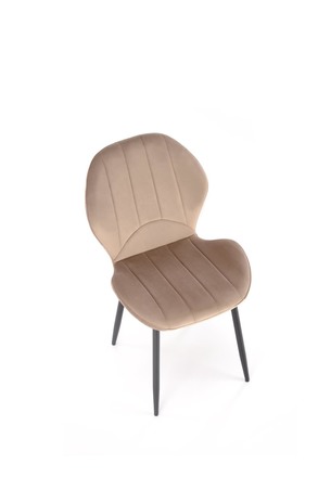 Moderní jídelní židle Halmar K538 židle béžová (2)
