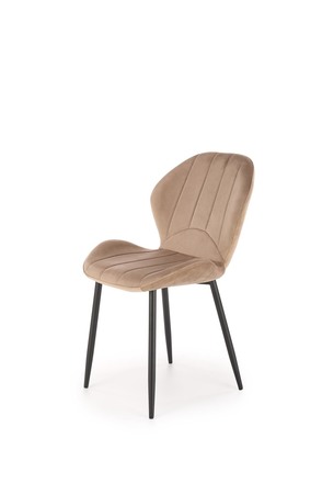 Moderní jídelní židle Halmar K538 židle béžová (4)
