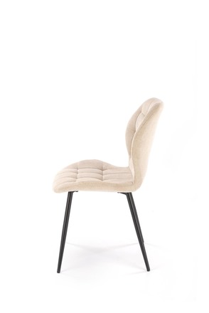 Moderní jídelní židle Halmar K548 židle béžová (1p=4szt) (3)