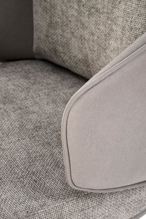 Moderní jídelní židle Halmar K554 židle šedá / j.šedá (9)