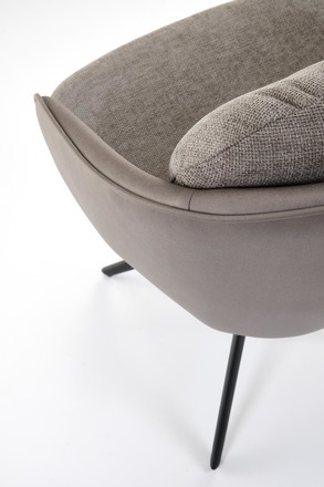 Moderní jídelní židle Halmar K554 židle šedá / j.šedá (11)