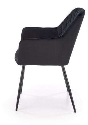 Moderní jídelní židle Halmar K558 židle černá (2)