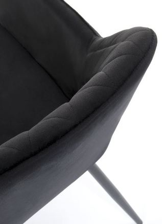 Moderní jídelní židle Halmar K558 židle černá (5)