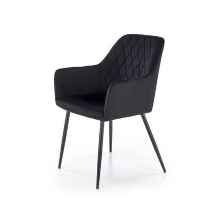 Moderní jídelní židle Halmar K558 židle černá