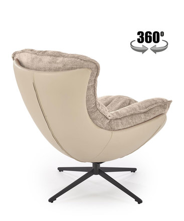 Křeslo Halmar LOBSTER křeslo béžová (2)