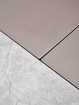 Moderní jídelní stůl s rozkladem Halmar VALENTINO stůl rozkládací jasně šedá/zlatá (3p=1szt) (3 karton) (6)