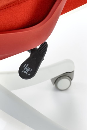 Kancelářské křeslo Halmar VESUVIO 2 kancelářské křeslo skořicová / bílá (6)