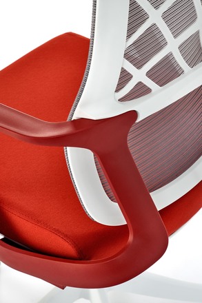 Kancelářské křeslo Halmar VESUVIO 2 kancelářské křeslo skořicová / bílá (7)