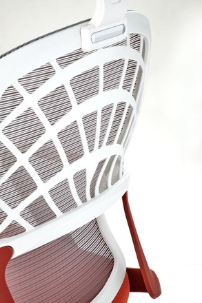 Kancelářské křeslo Halmar VESUVIO 2 kancelářské křeslo skořicová / bílá (5)