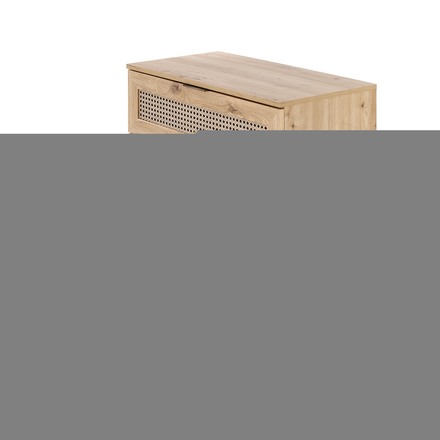 Komoda Halmar BORNEO KM-2 komoda dub artisan/černá (1p=1szt) (4)