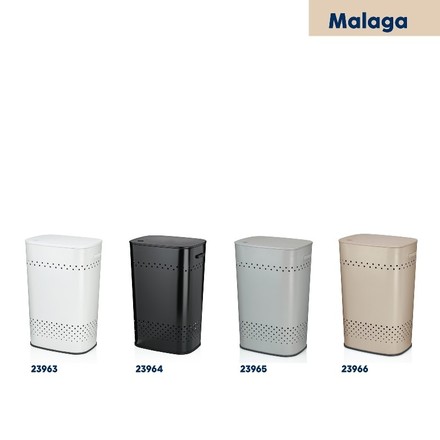 Koš na prádlo Kela KL-23964 sedací  Malaga kovový černý 39,5x29,5x57,5cm (4)