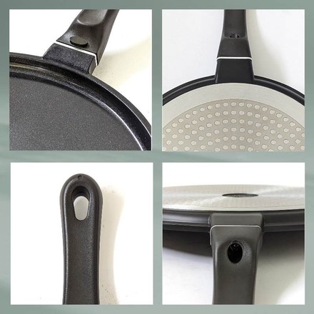 Pánev na palačinky Kela KL-15175 Atura litý hliník černá 28 cm (4)