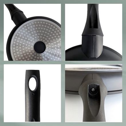 Pánev Kela KL-15163 Atura litý hliník černá 20 cm (4)