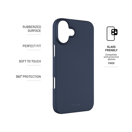 Kryt na mobil Fixed Story na Apple iPhone 16 Plus - modrý (2)