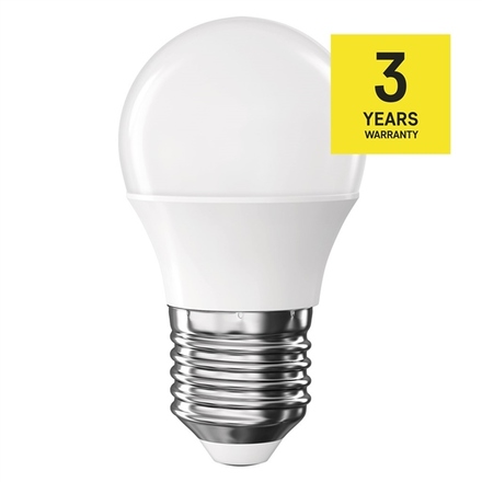 LED žárovka Emos ZQ6E41 Classic Mini Globe / E27 / 6,5 W (60 W) / 806 lm / teplá bílá (8)