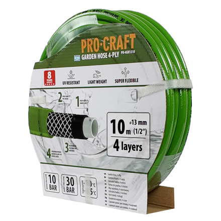 Zahradní hadice Procraft PR-4GH1310 4 vrstvy, 1/2" 10 m (3)