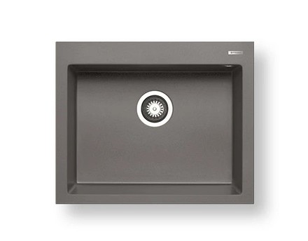Granitový kuchyňský dřez Pyramis ISTROS (57X50) 1B IRON GREY (070044811)