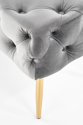 Taburet Halmar ATHENA šedá / zlatá (1p=1szt) (5)