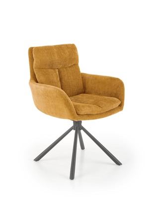 Moderní jídelní židle Halmar K495 židle hořčicová  (1p=2szt) (1)