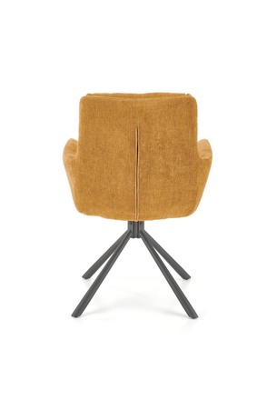 Moderní jídelní židle Halmar K495 židle hořčicová  (1p=2szt) (4)