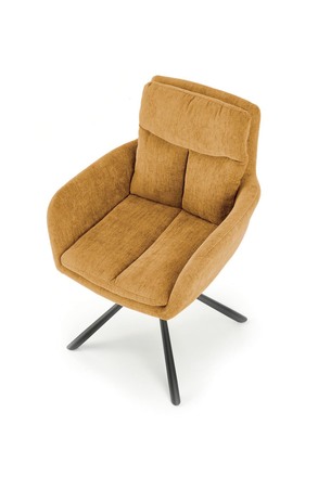 Moderní jídelní židle Halmar K495 židle hořčicová  (1p=2szt) (5)