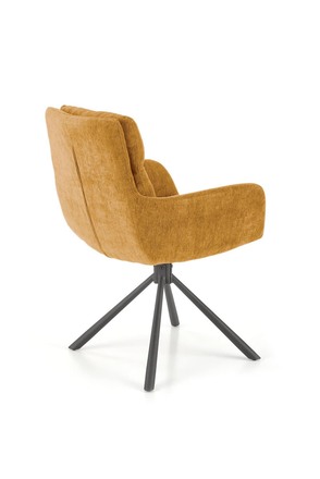 Moderní jídelní židle Halmar K495 židle hořčicová  (1p=2szt) (2)