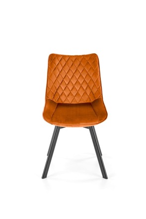 Moderní jídelní židle Halmar K520 židle nohy - černá, sedák - skořicová (1p=2szt)