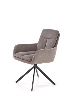 Moderní jídelní židle Halmar K536 židle šedá (1p=2szt) (2)