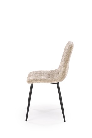 Moderní jídelní židle Halmar K547 židle béžová (3)