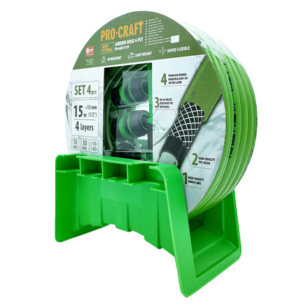 Zelená zahradní hadice Procraft PR-4GH1315F (2)