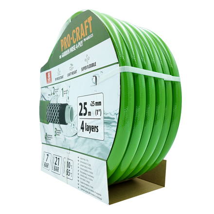 Zelená zahradní hadice Procraft PR-4GH2525 (2)