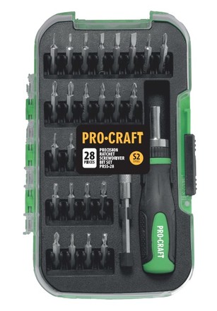 Sada bitů Procraft PRSS-28, S2 28dílná