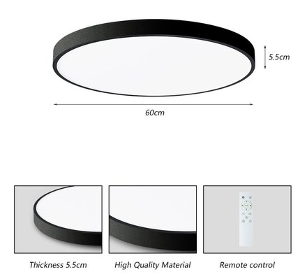 Stropní svítidlo immax 07250L NEO LITE SEMPLICI Smart strop svítidlo černé 60cm 60W 4500 lm Tuya WiFi BEACON (2)