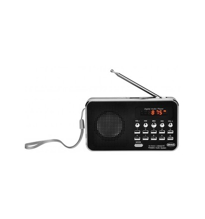 Přenosné rádio Bravo B-6039 ČERNÝ