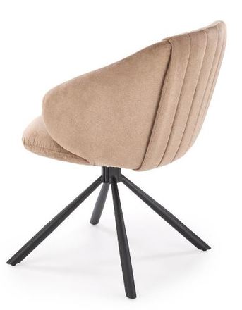 Moderní jídelní židle Halmar K533 židle cappuccino (1)