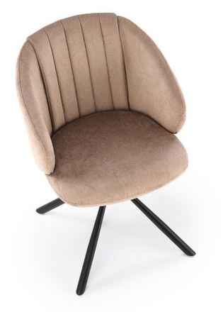 Moderní jídelní židle Halmar K533 židle cappuccino (6)