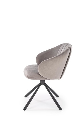 Moderní jídelní židle Halmar K533 židle šedá (1p=2szt) (4)