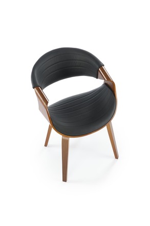 Moderní jídelní židle Halmar K544 černá / ořechová (1p=1szt) (5)