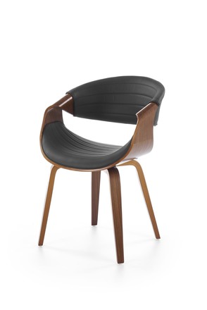 Moderní jídelní židle Halmar K544 černá / ořechová (1p=1szt)