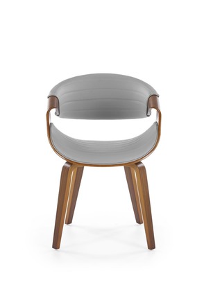 Moderní jídelní židle Halmar K544 šedá / ořechová (1p=1szt)