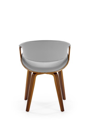 Moderní jídelní židle Halmar K544 šedá / ořechová (1p=1szt) (5)